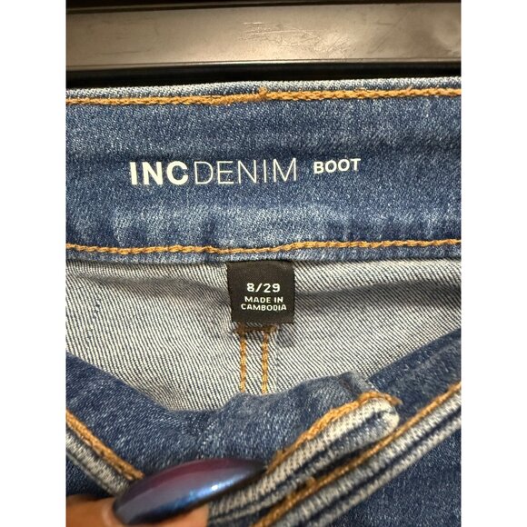 INC bootcut jeans  size 8/29 - Picture 3 of 3
